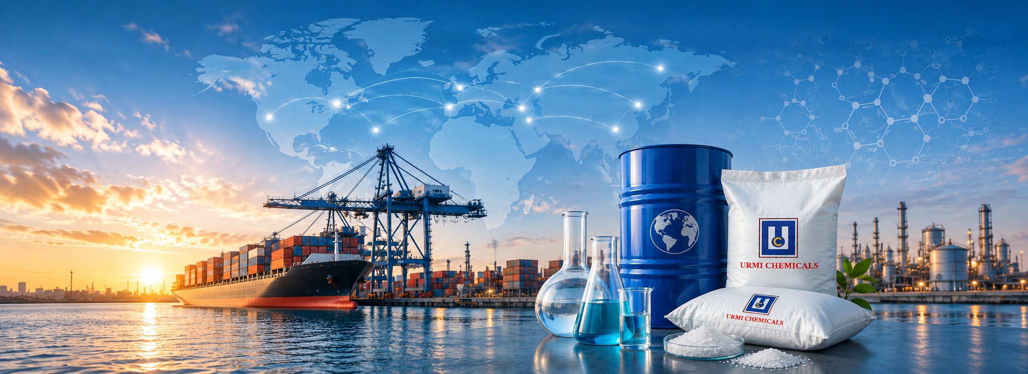 Urmi Chemicals products prepared for global markets
