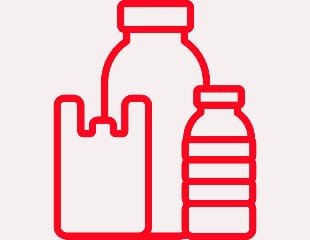 Polymers and plastics icon